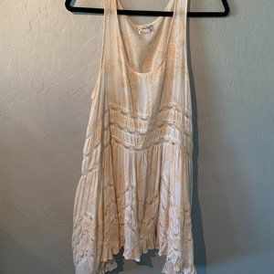 Voile and Lace Trapeze Slip